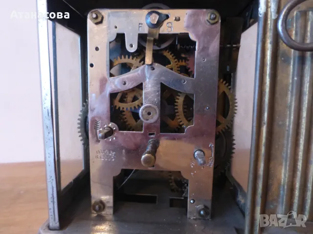 Немски настолен часовник с латерна JUNGHANS Юнгханс D.R.G.M. Жокер, снимка 9 - Антикварни и старинни предмети - 48652894