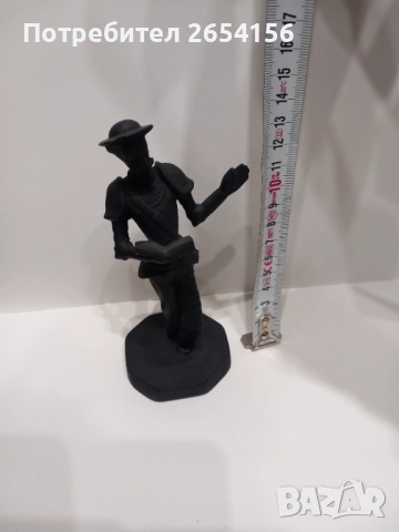 Дон Кихот малка пластика скулптура статуетка 