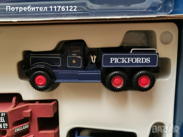 1/50 Corgi Pickfords Корги Diamond T Ballast Truck (x2) With 24 Wheel Girder Trailer & Stee, снимка 3 - Коли, камиони, мотори, писти - 35386392