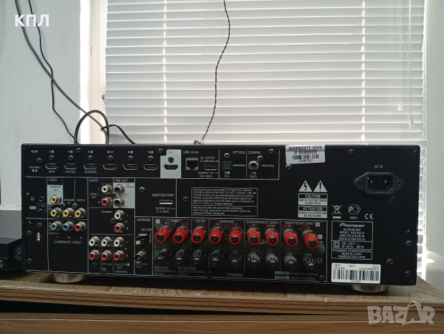 7.2 канален ресивър PIONEER VSX-922K, снимка 7 - Ресийвъри, усилватели, смесителни пултове - 53504886