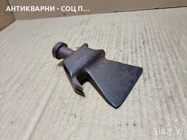 Стара Кована Руска Военна Брадвичка, Стара Руска Брадва Топор / 0,8 кг. 