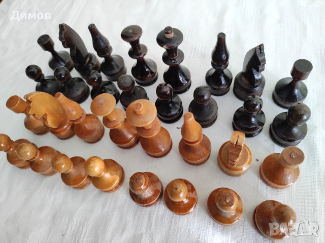 Дървени фигури за шах 2, снимка 3 - Шах и табла - 52536559