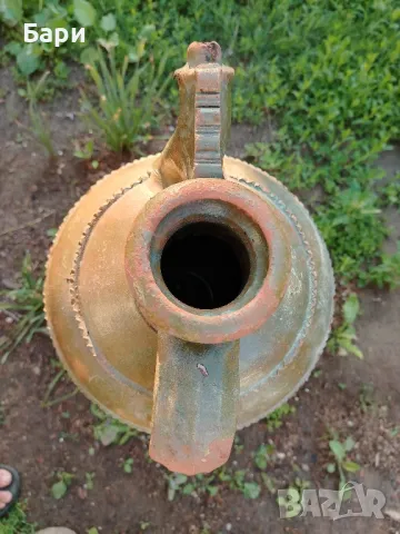 Стар голям глинен оцетник,крондир, снимка 15 - Колекции - 50180940