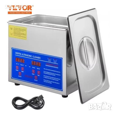 Ултразвукова дигитална почистваща вана 10 Литра / 40 kHz, снимка 4 - Други инструменти - 50498056