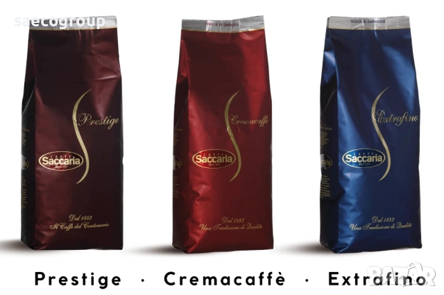 Кафе на зърна Saccaria Prestige 1 кг, снимка 9 - Други - 53234125