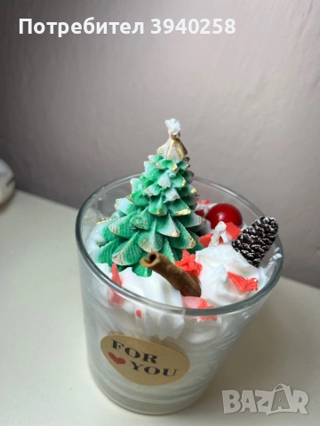 Коледни соеви свещи, снимка 9 - Ръчно изработени сувенири - 52352793
