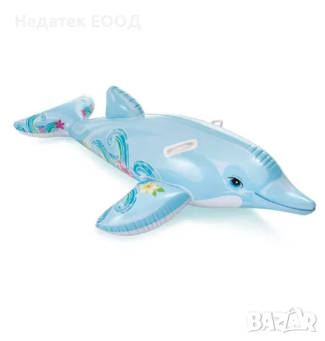Надуваем дюшек за плуване, Делфин, Intex, 1.75x0.66м., снимка 2 - Водни спортове - 50280962