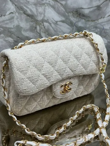 чанти тип букле  chanel flap 1.75 bag 20x13см, снимка 5 - Чанти - 50406027