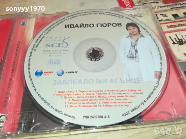 ИВАЙЛО ГЮРОВ-2003 PAYNER LTD.ORIGINAL CD 2104251720, снимка 2 - CD дискове - 49977134