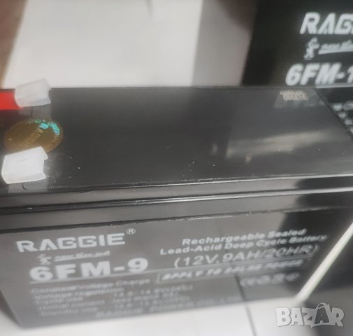 Акумулатори  оловни батерии RAGGIE 4, 6, 9 и 12V, 1- 18 Ah за соларни системи, електропастири други, снимка 5 - Друга електроника - 40000684