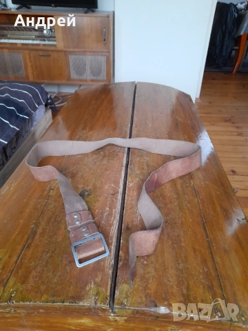 Стара кожена ремъчка,ремък за пушка #17