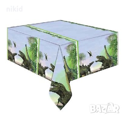 Динозаври Джурасик парк найлонова покривка за парти рожден ден