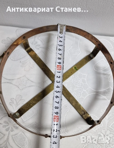 Медна стойка за горещо сервиране , снимка 6 - Аксесоари за кухня - 52407887