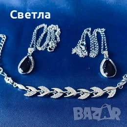 Колие и комплекти от естествени речни перли и Комплект 3 части, снимка 4 - Бижутерийни комплекти - 38795829