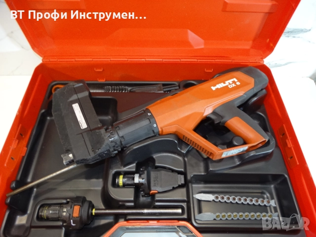 Hilti DX 6 - KIT - Уред за директен монтаж, снимка 15 - Други инструменти - 52684969