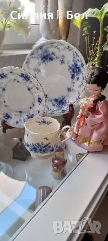 Винтидж трио- порцелан - Япония , снимка 3 - Чаши - 51626963
