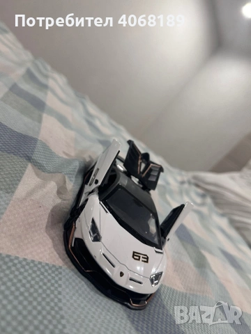 Метална кола Lamborghini Aventador, снимка 2 - Колекции - 53156454
