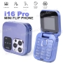 ПРОМОЦИЯ! i16 PRO Мини Сгъваем Мобилен Телефон с две сим карти, снимка 9
