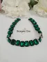 Чокър зелени кристали , снимка 1