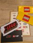Комплект от 2 бр. Оригинални метални Lego табели , снимка 1 - Колекции - 43061642