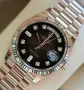 Rolex Day-Date 36mm Rose Gold Chocolate Dial Diamond Automatic Дамски Различни Варианти, снимка 5
