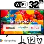 Смарт телевизор на 12 волта, Android 32SMART12V, 32 инча, Wi-Fi, Google Play, снимка 2