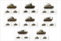 Чисти блокове Танкове Шърман от Втората световна война 2020 Тонго, снимка 2