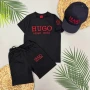 Hugo Boss Детски Комплект С Шапка С Бродирано Лого Хуго Бос - 2 Налични Цвята Код B354, снимка 3