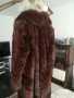 Ново кожено палто от цели норки, размер 44 -46: дължина 110см., снимка 1 - Палта, манта - 43895365