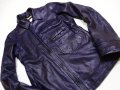 Намалено! G-star Essentials Limited Edition DK Blue Leather Jkt Кожено Яке Естествена Кожа, снимка 6