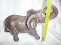 Стара Керамична  Фигура, Статуетка - Слон, снимка 7