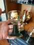 Страхотни кристални чаши с позлата , снимка 6