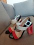 Дамски лачени обувки с интересен ток марка Morissett номер 37, снимка 3