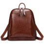 Дамска чанта-раница Angel Brown Естествена кожа, снимка 3