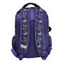 Ученическа раница Kuromi, Черно - Лилав, 32x15x42см, снимка 3