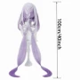 Аниме косплей розово лилава перука Honkai Star Rail Black Swan high quality cosplay, снимка 6