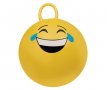 Подскачаща топка (хоп-хоп) Усмихнат жълт емотикон , снимка 1 - Детски топки - 32298494