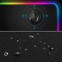 Подложка за мишка RGB LED, 7 цвята, 4 програми.35х255х0.3 cm, Кабел около175 см, снимка 4