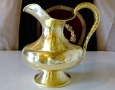 Царска бронзова кана за вино 3 л.,позлата. , снимка 1