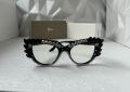 Dior прозрачни слънчеви очила, очила за компютър екстравагантни с камъни