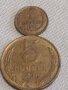 Две монети 1 копейка 1974г. / 5 копейки 1989г. СССР стари редки за КОЛЕКЦИЯ 27009, снимка 1 - Нумизматика и бонистика - 43997325