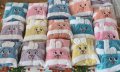 Детски памучни хавлиени халати за баня със качулка от 100% памук., снимка 10