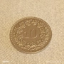 Швейцарска монета 10 рапена 1933г , снимка 1