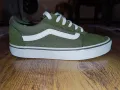 Vans olive green Suede обувки, снимка 3