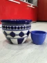 Сини керамични кашпи /немски, снимка 1