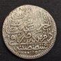 Рядка турска сребърна монета 1 золота Ахмед II, снимка 1