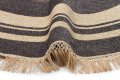 Кръгъл килим, противоплъзгащ, килими от юта и памук, килими с ресни, снимка 4