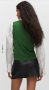 Елек MANGO Sразмер зелен фино плетиво жилетка пуловер , снимка 5