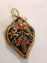 винтидж сърце, украса за елха, снимка 2