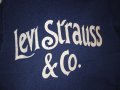 Levi Strauss S- Тъмносиня памучна тениска , снимка 2